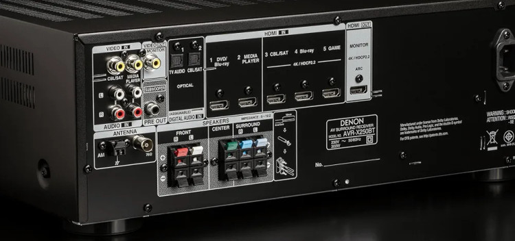 آمپلی فایر سینمای دنون DENON AVR-X250BT